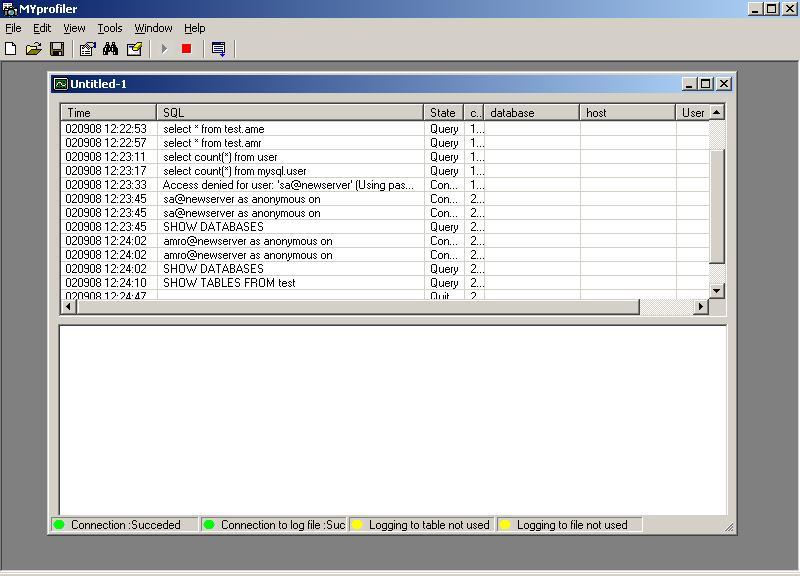 MyProfiler Screenshot